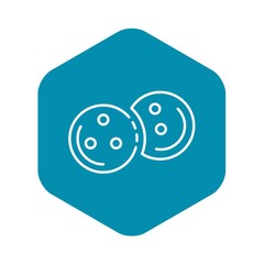 Bowling balls icon. Outline bowling balls vector icon for web design isolated on white background