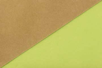 Two color background brown and green shade.