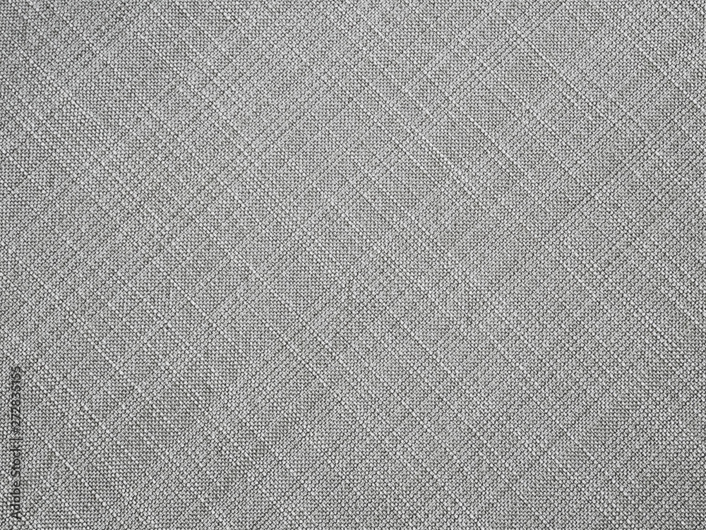 Aufkleber Whit gray fabric canvas texture background for design blackdrop or overlay background