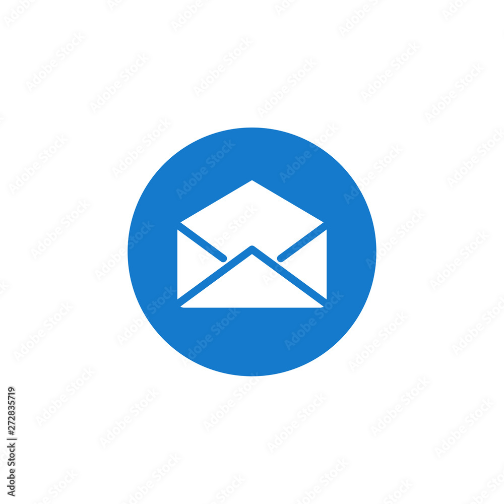 Poster Email Icon. envelope icons in modern design style for web site and mobile app Vector Illustration. email logo design inspiration