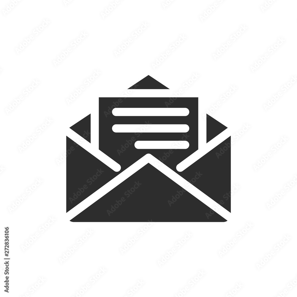 Leinwandbilder email icon. envelope icons in modern design style for web site and mobile app vector illustration. e