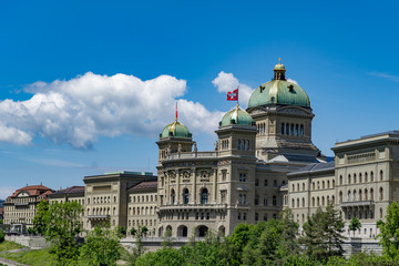 Fototapeta na wymiar Bundeshaus Bern Schweiz 
