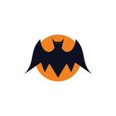evil bat symbol illustrations logo concept