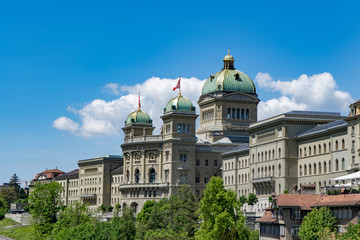 Fototapeta na wymiar Bundeshaus Bern Schweiz 