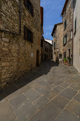 Old alley in Tuscany Italy