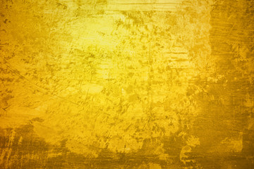 gold wall paint surface texture for background