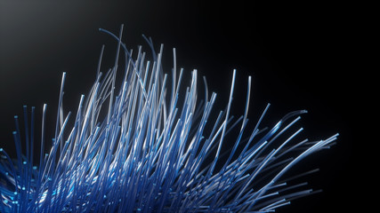 Viele abstrakte Kabel als Hintergrund Design