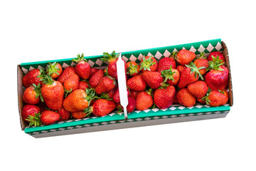 Erdbeeren in einem Karton