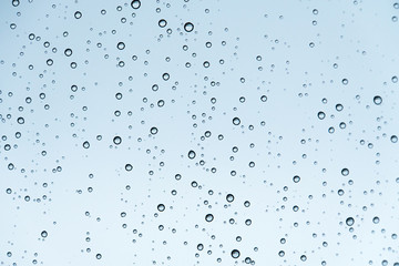 Water drops on window 