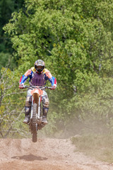 Fototapeta premium Course de motos anciennes