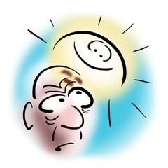 Sun looks at age spots