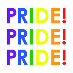 Pride banner vector