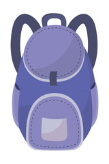 Isolated bag of school design vector illustration