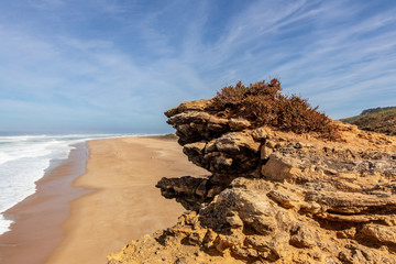 beach in nazare portugal