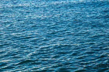 Blue deep sea water background