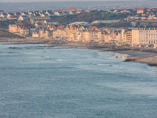 Obraz premium vue aérienne wimereux