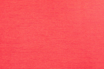 Closeup surface at the red sofa textured background