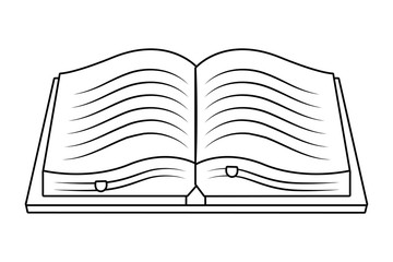 Isolated literature book design vector illustration
