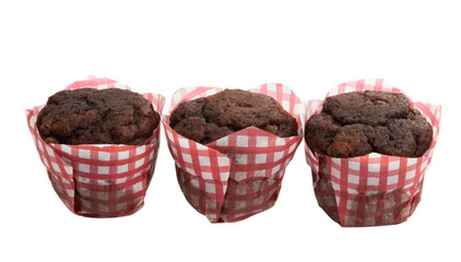 small swiss muffins isolated