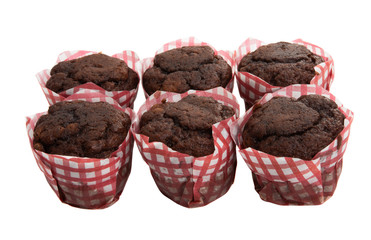 small swiss muffins isolated