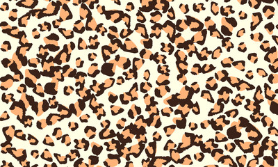 Leopard print design. Animal skin pattern.