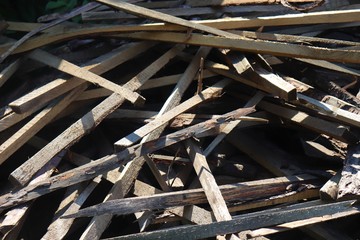 Wood processing waste