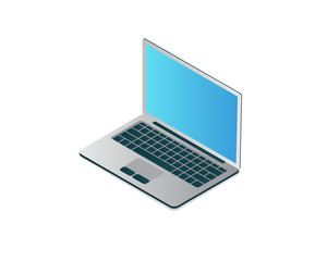 laptop isometric creative illustration vector of graphic , laptop isometric illustration vector , laptop vector isometric illustration