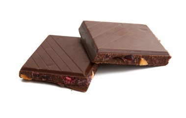 chocolate bar isolated