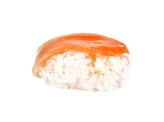 Sushi on a white background