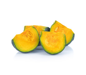 pumpkin isolated on the white background .