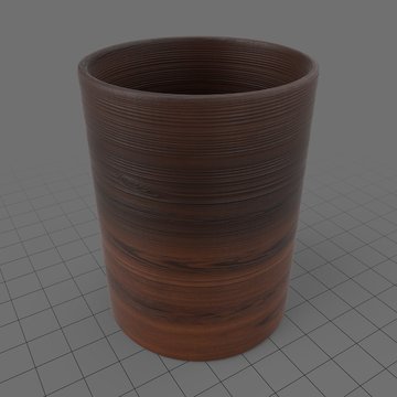 Wooden shot glass