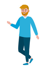 Isolated man design vector illustration