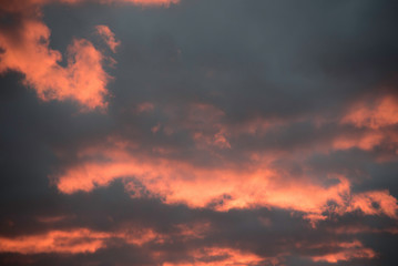CLOUDS DURING SUNSET