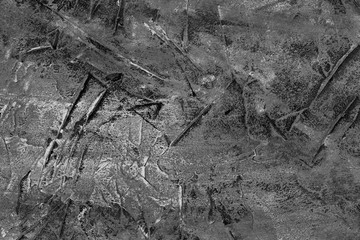 Black and white monochrome abstract textured pattern background