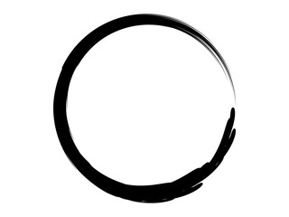 Grunge black circle.Grunge oval logo.Grunge artistic circle.