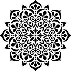 Mandala Pattern Stencil doodles sketch