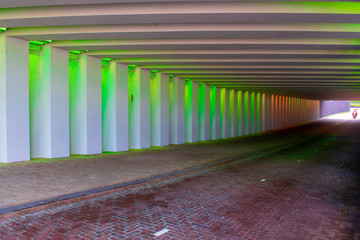 Marstunnel underpass railway in Zutphen