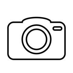 Photo camera vector icon. Cam vector icon. Photo camera illustration symbol for web sites or mobile devise.