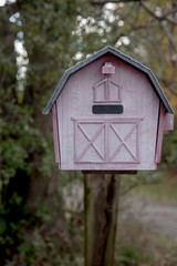 A CUTE PINK MAILBOX