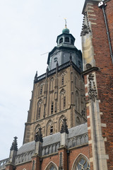 Fototapeta na wymiar The Saint Walburgiskerk church in Zutphen