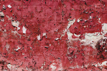  cement red, embossed, rough texture with peeling paint
