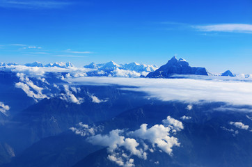 Beautiful Mount Everest  Among The Clouds