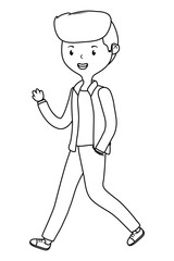 Man cartoon design vector illustrator