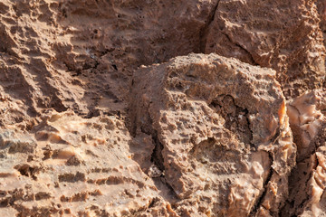 Fototapeta premium salt Flats in Berhale and Hamede Ela deep in the Danakil Depression 