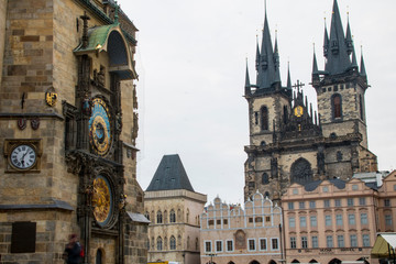 Fototapeta na wymiar Reloj Astronómico de Praga