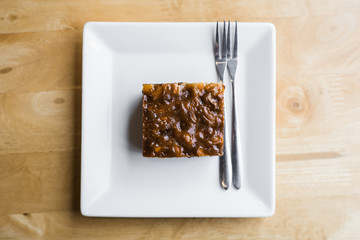 Small Brownie Cake