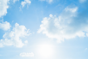 Fototapeta premium Blue sky with cloud at Phuket Thailand.