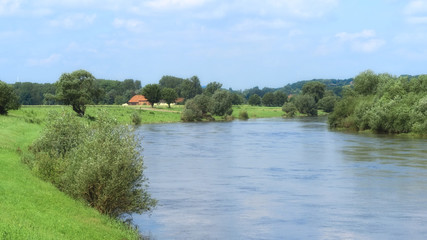 Weser bei Rinteln - Niedersachsen, Deutschland, Europa