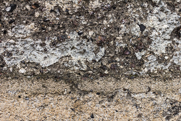 The concrete texture, wall, with cracks and scratches can be used as a background, web banner with space for text