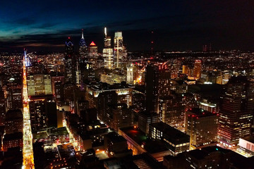 Aerial View of Center City Philadelphia